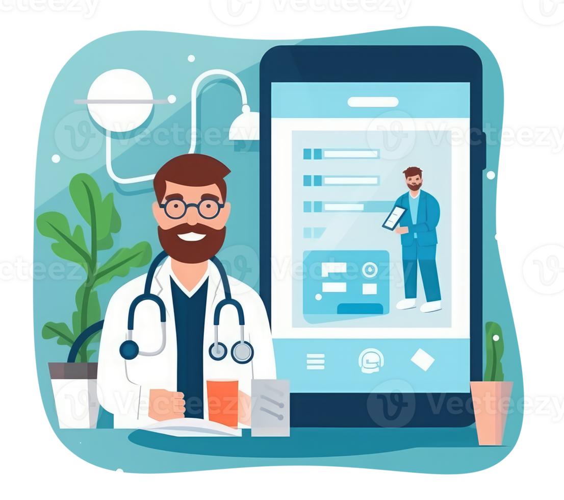 The design involves consultation with a physician . png