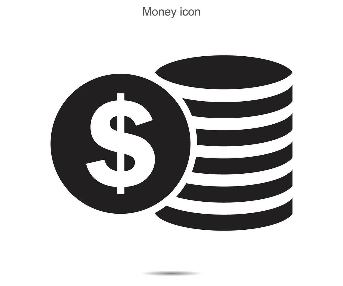 dinero icono vector ilustración