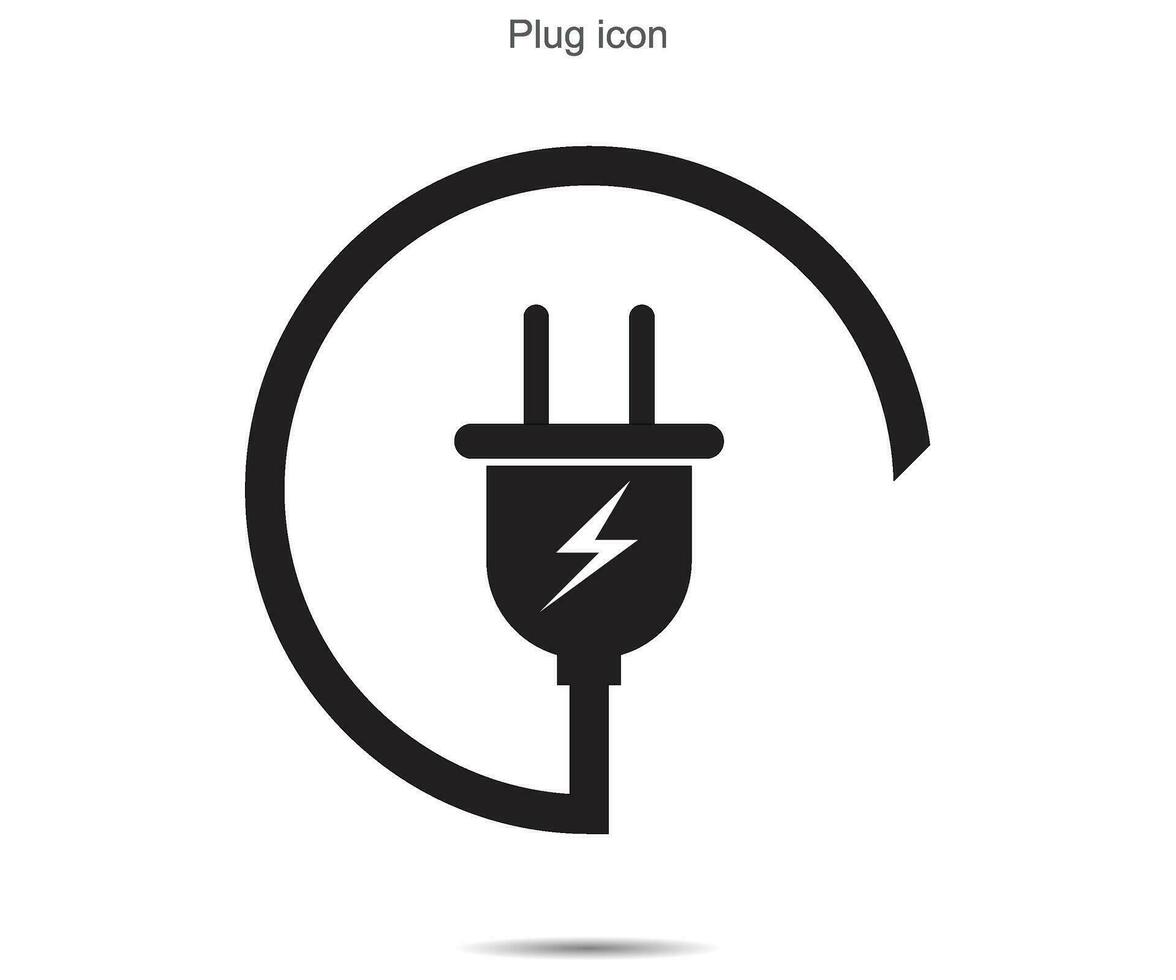 Plug  icon , Vector illustration