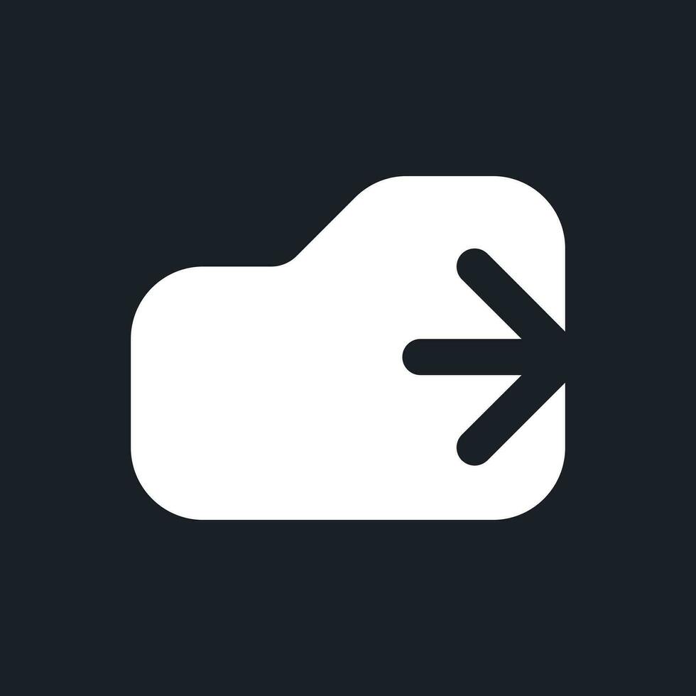 Logout white pixel perfect solid ui icon. Exit project. Quit mobile application. Finish work. Silhouette symbol for dark mode. Glyph pictogram on black space for web, mobile. Vector isolated image