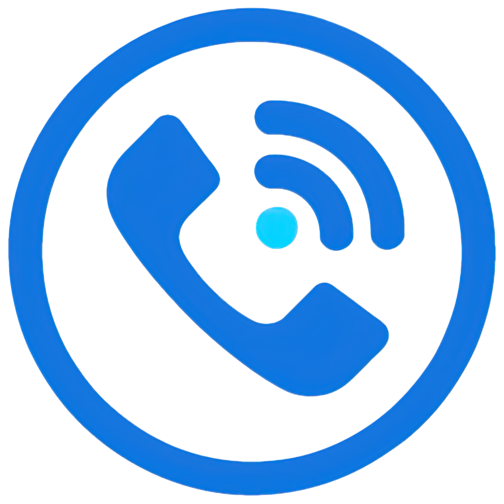 telefone ícone dentro plano estilo png