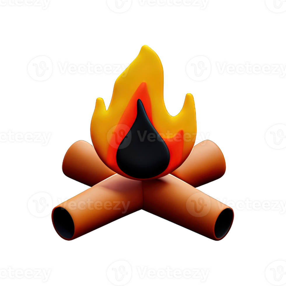 3d Lagerfeuer Symbol png