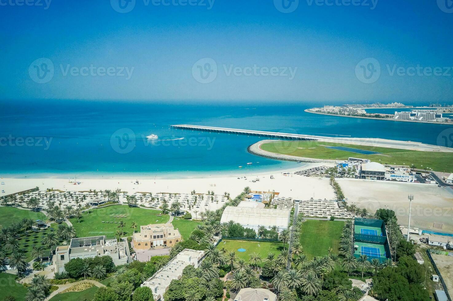 Alluvial beach in Dubai photo