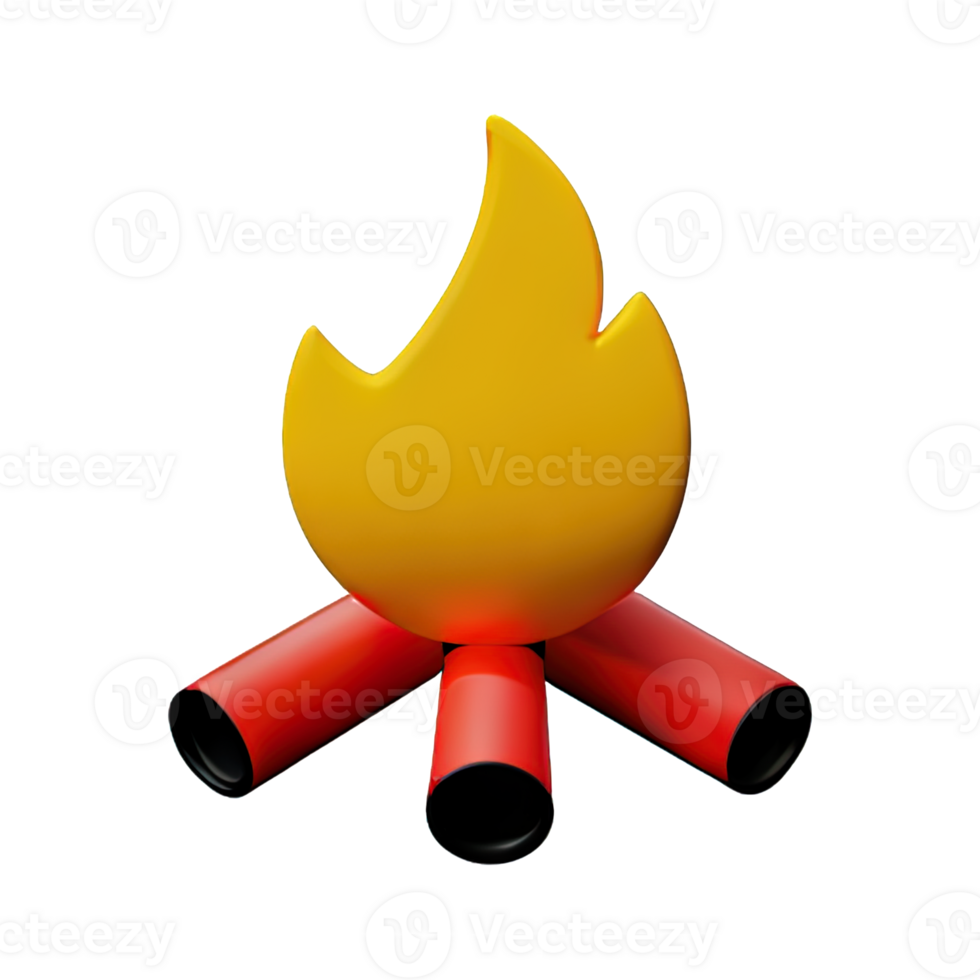 3d Lagerfeuer Symbol png