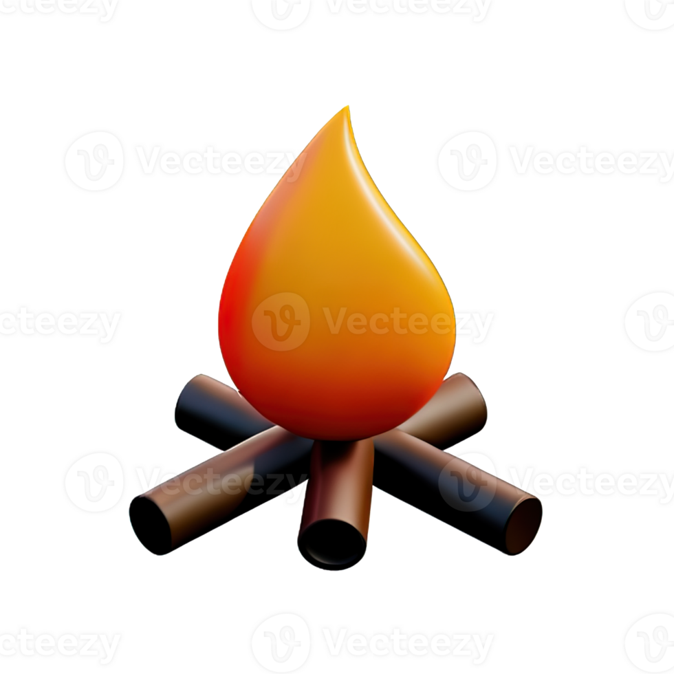 3d Lagerfeuer Symbol png