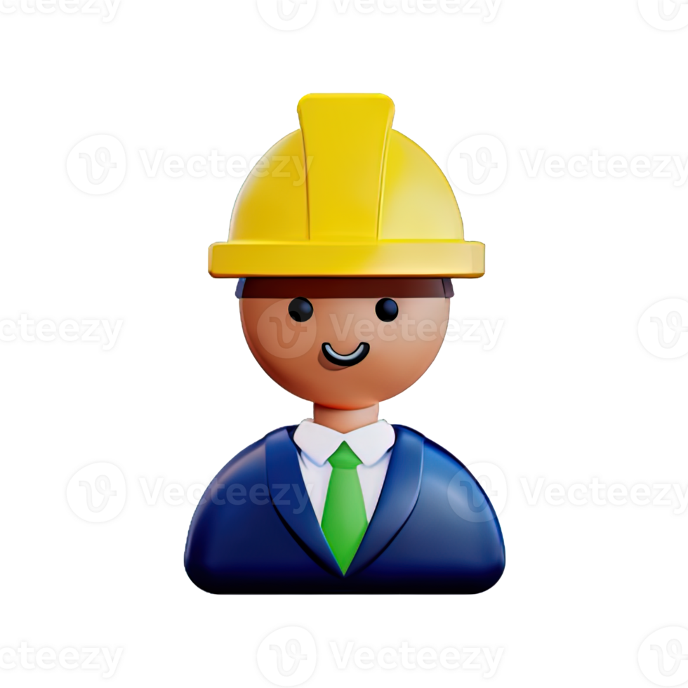 Engineer 3D Illustration png