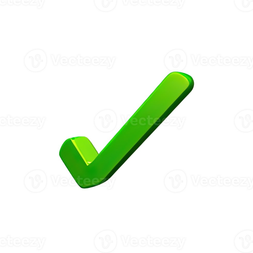 3d icon check mark png