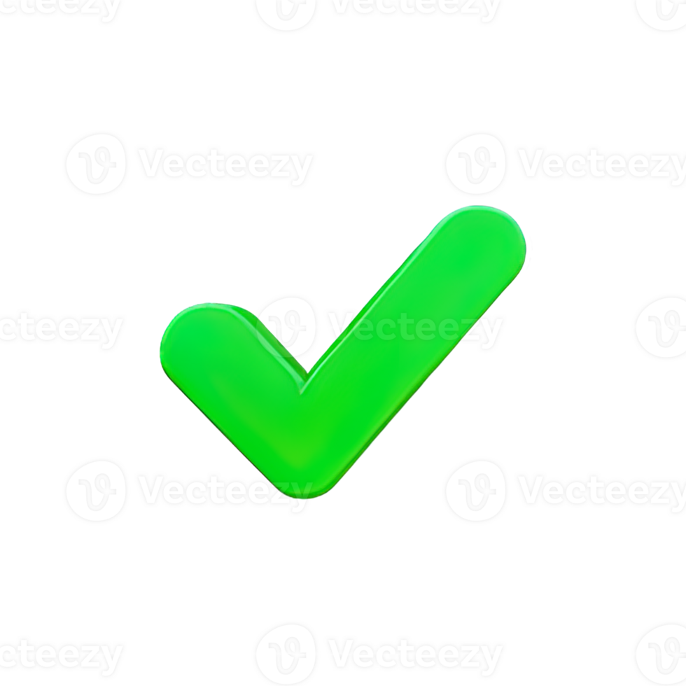 3d icon check mark png