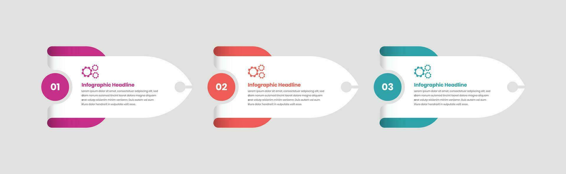 Abstract designed minimal business infographic presentation template vector