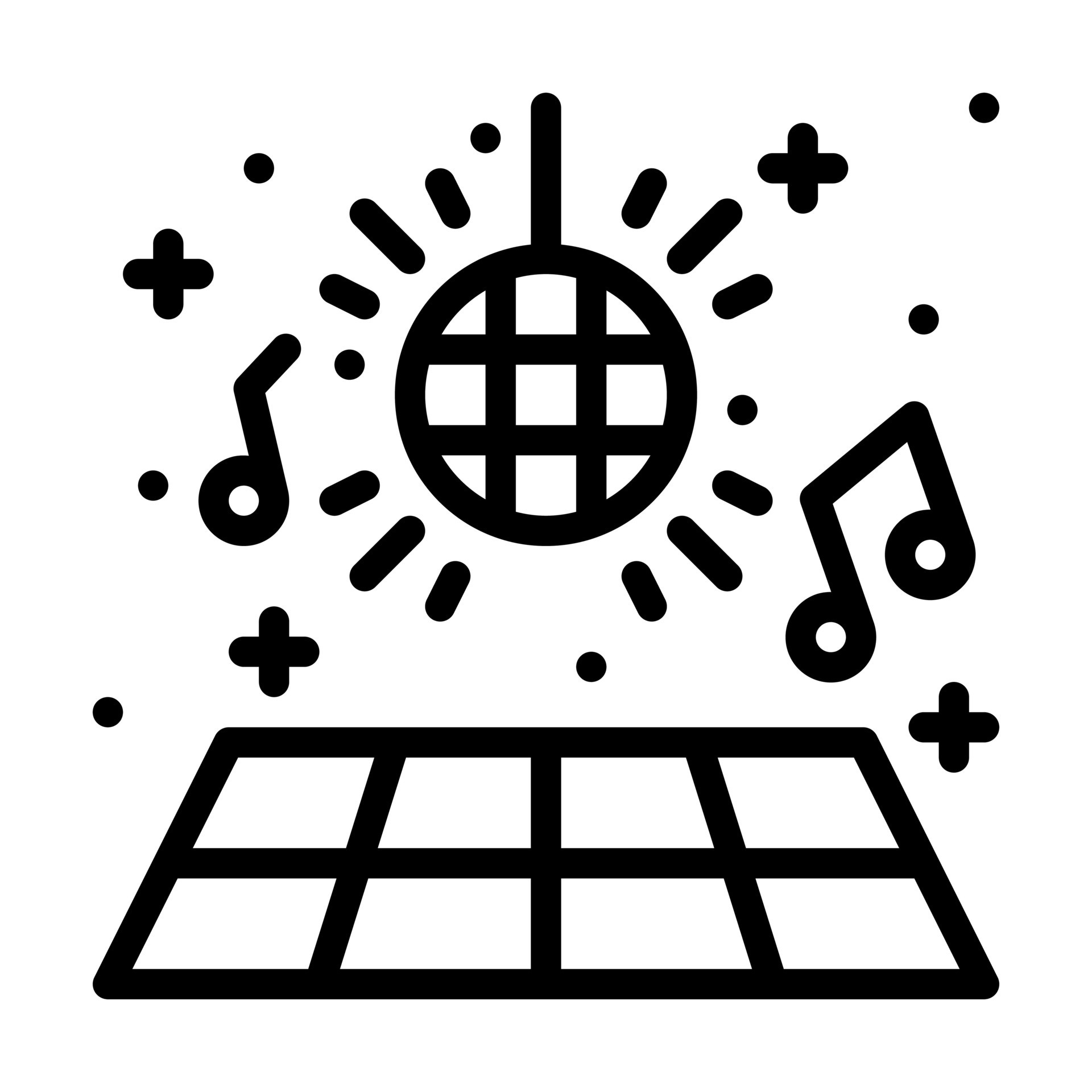 dance floor line style icon, vector icon can be used for mobile, ui