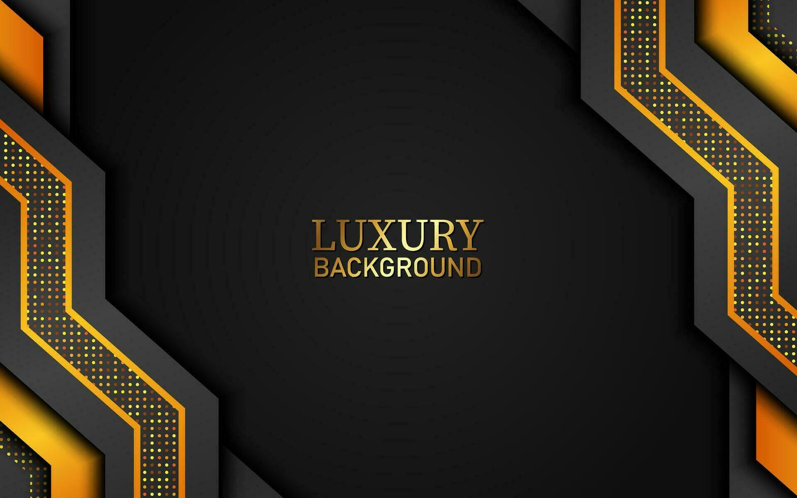 luxury background modern minimalist diagonal black with shiny golden vector