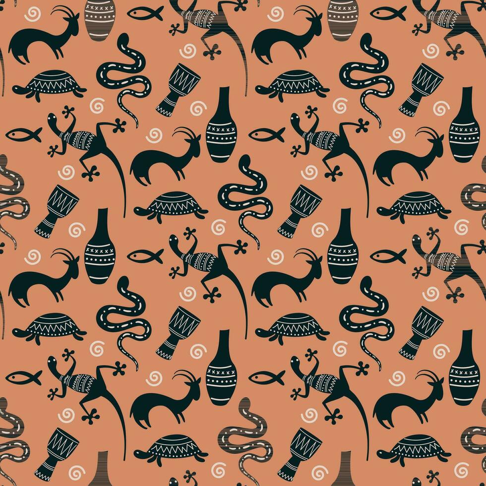 ethnic seamless pattern vector