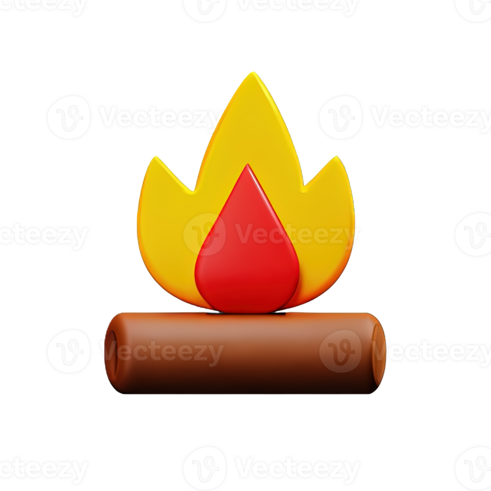 3d Lagerfeuer Symbol png