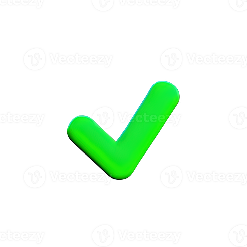 3d icon check mark png