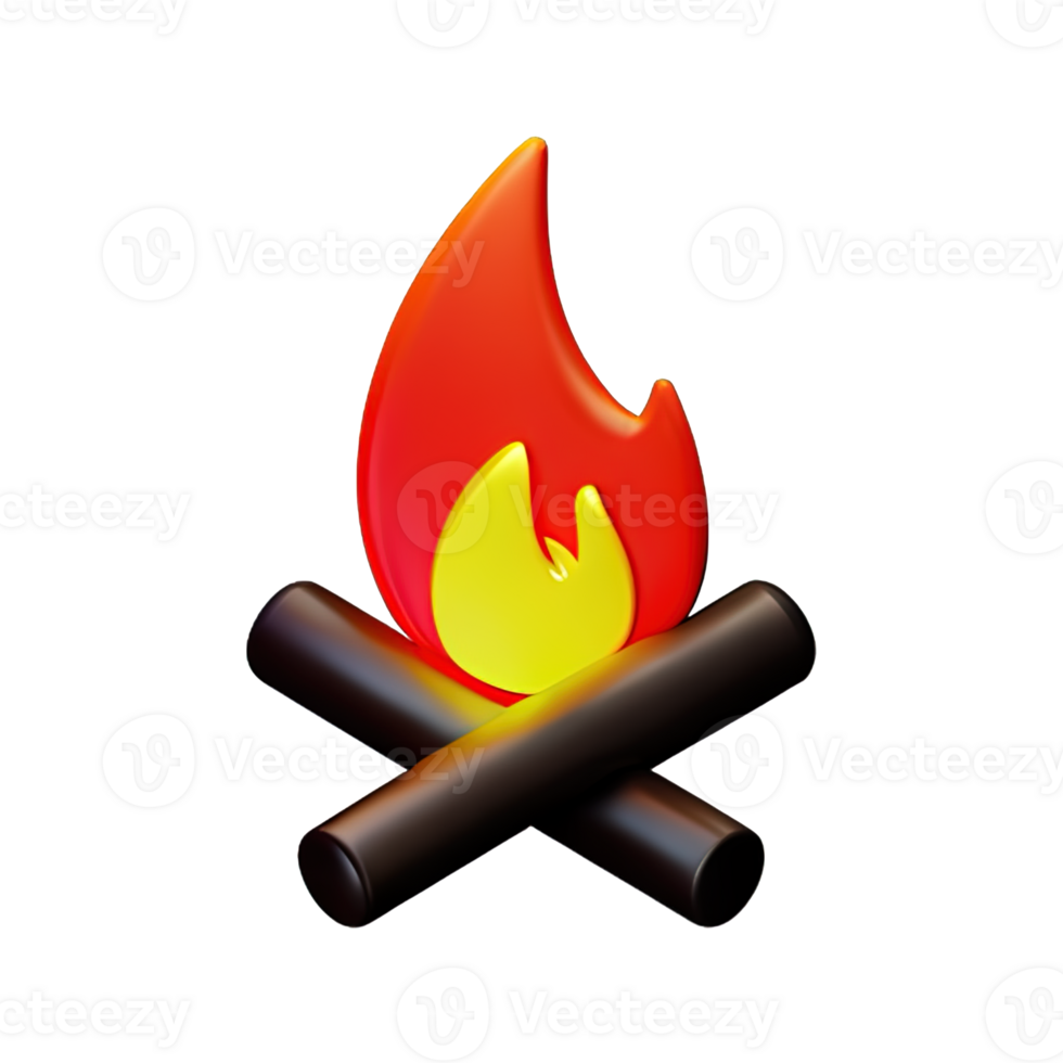 3d Lagerfeuer Symbol png