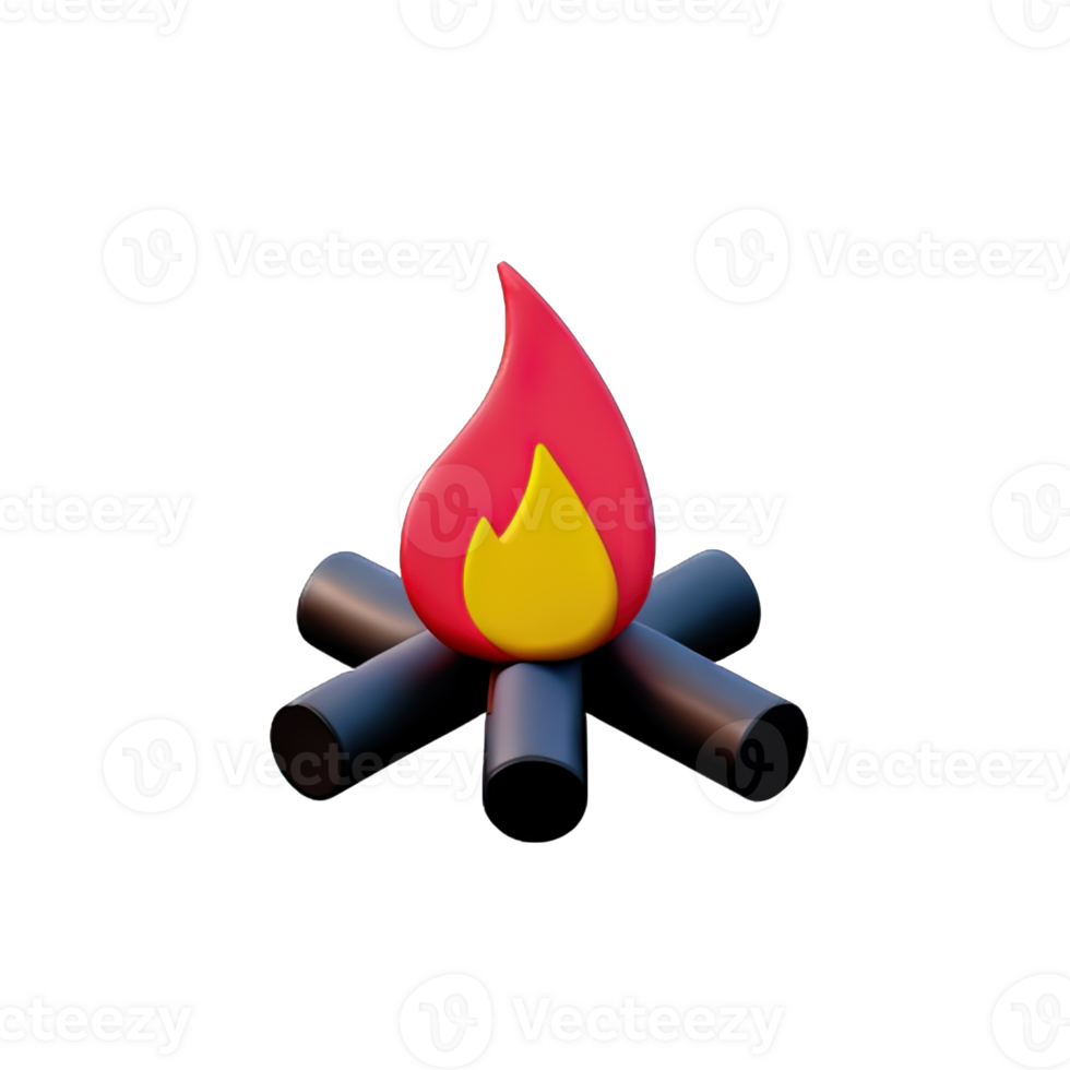 3d Lagerfeuer Symbol png