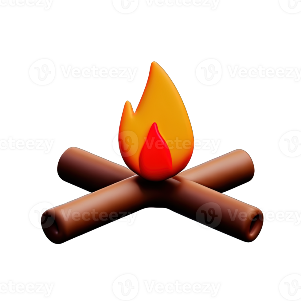 3d Lagerfeuer Symbol png