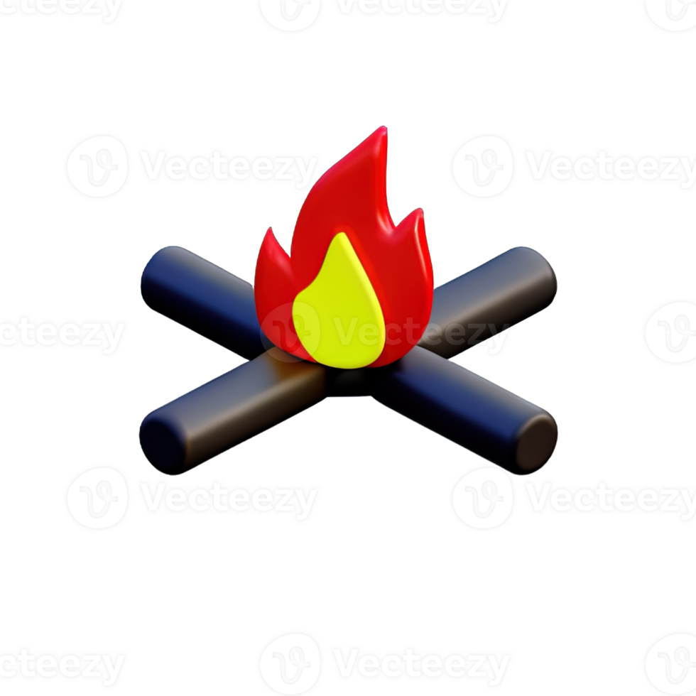 3d Lagerfeuer Symbol png