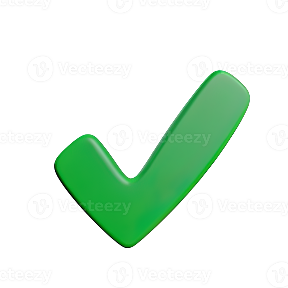3d icon check mark png