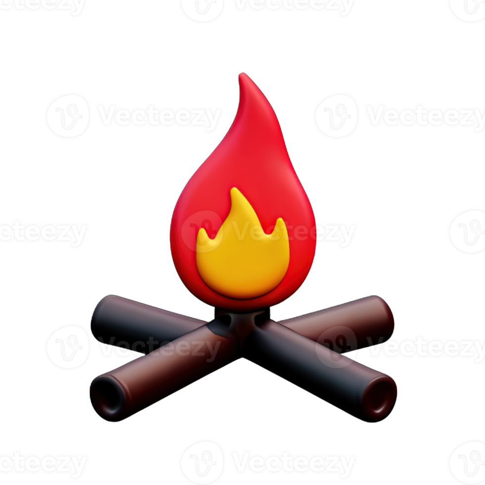 3d Lagerfeuer Symbol png