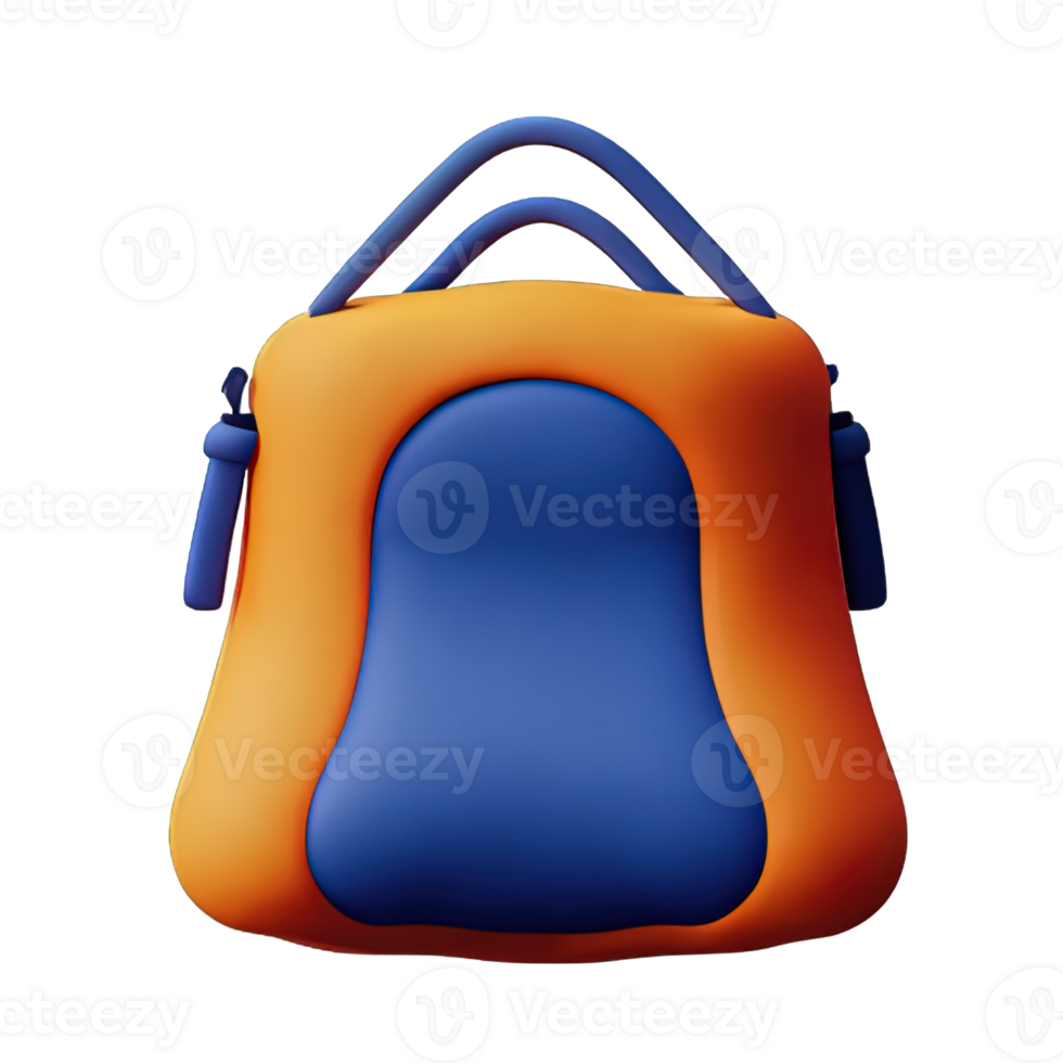 3d bag outdoor camping png