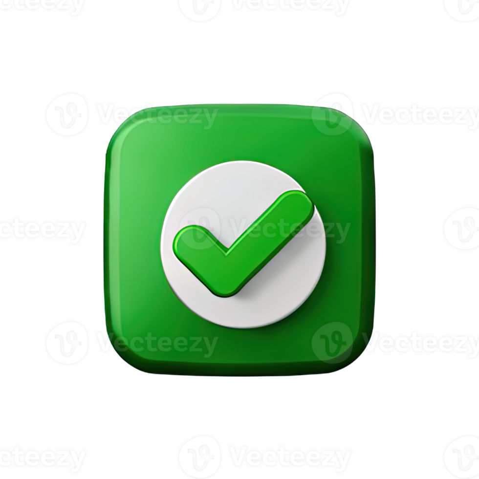 3d icon check mark png