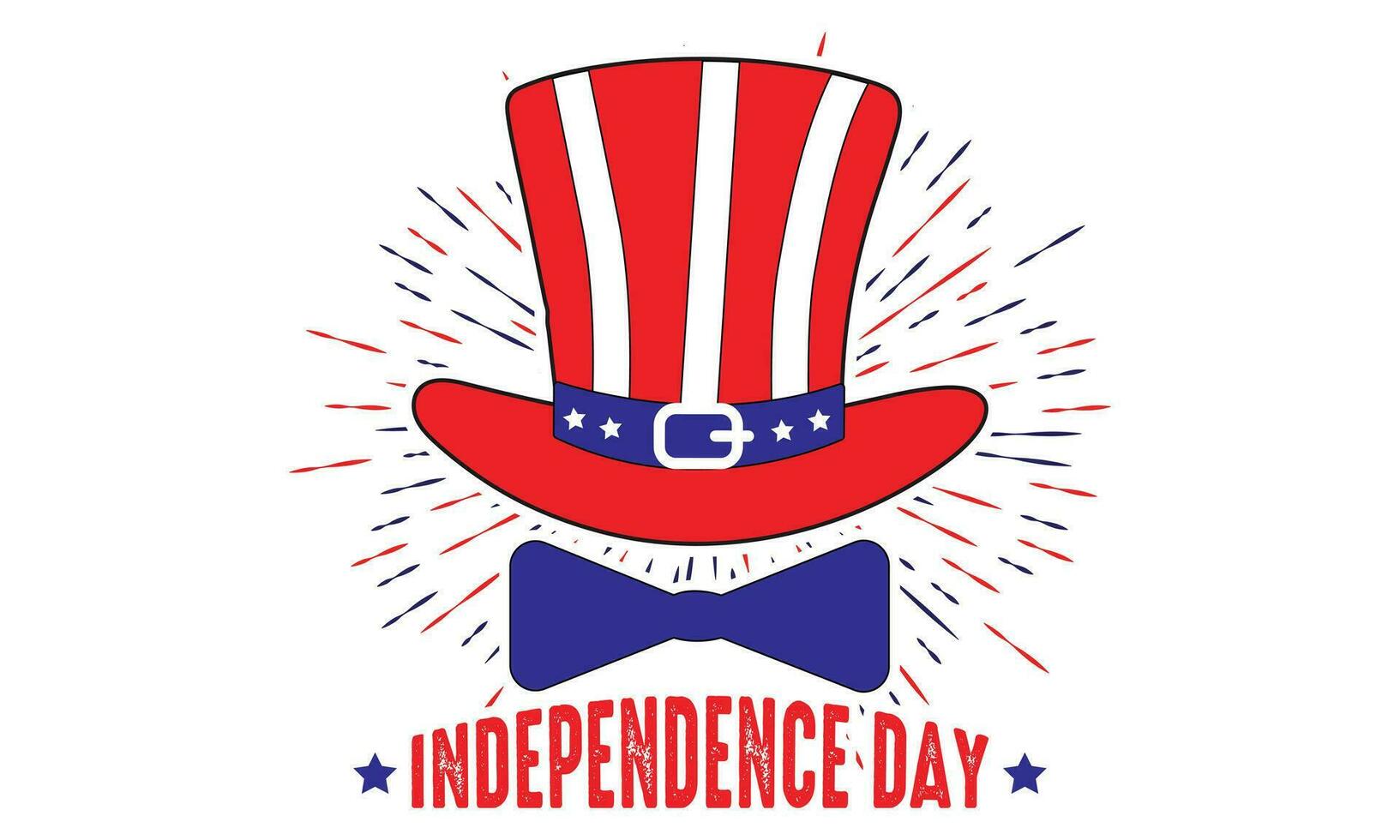 Fourth of July Independence Day America T shirt Design Vector Illustration. Happy Independence day USA 4 th July in United States of America. Vector illustration. EPS 10