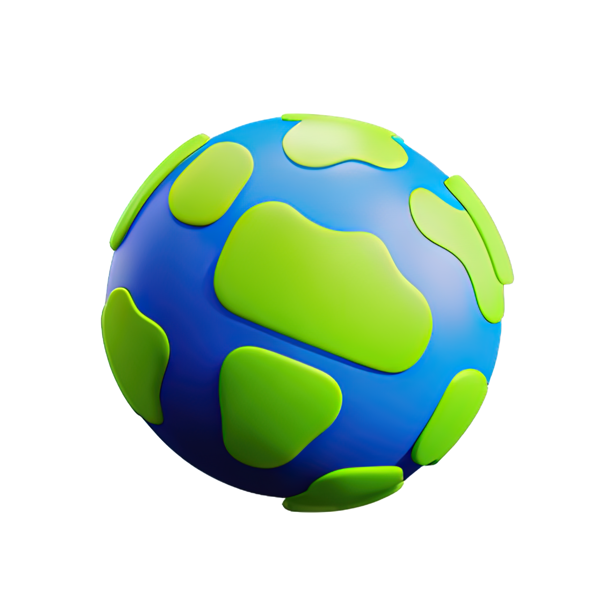 3D Cartoon planet Earth icon 24763367 PNG
