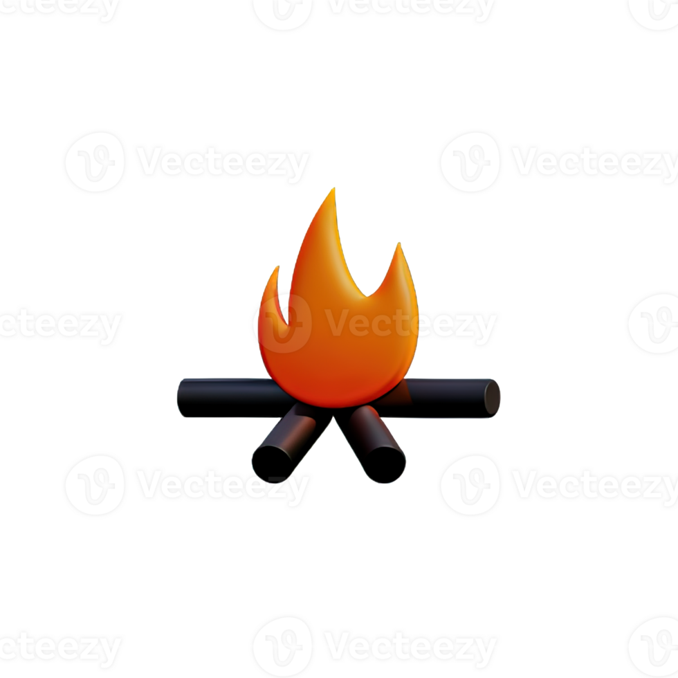 3d Lagerfeuer Symbol png