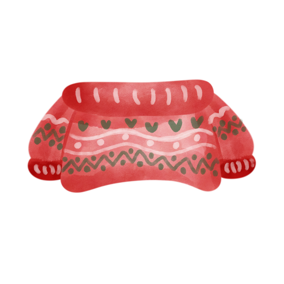 Red cloth of teddy bear. png