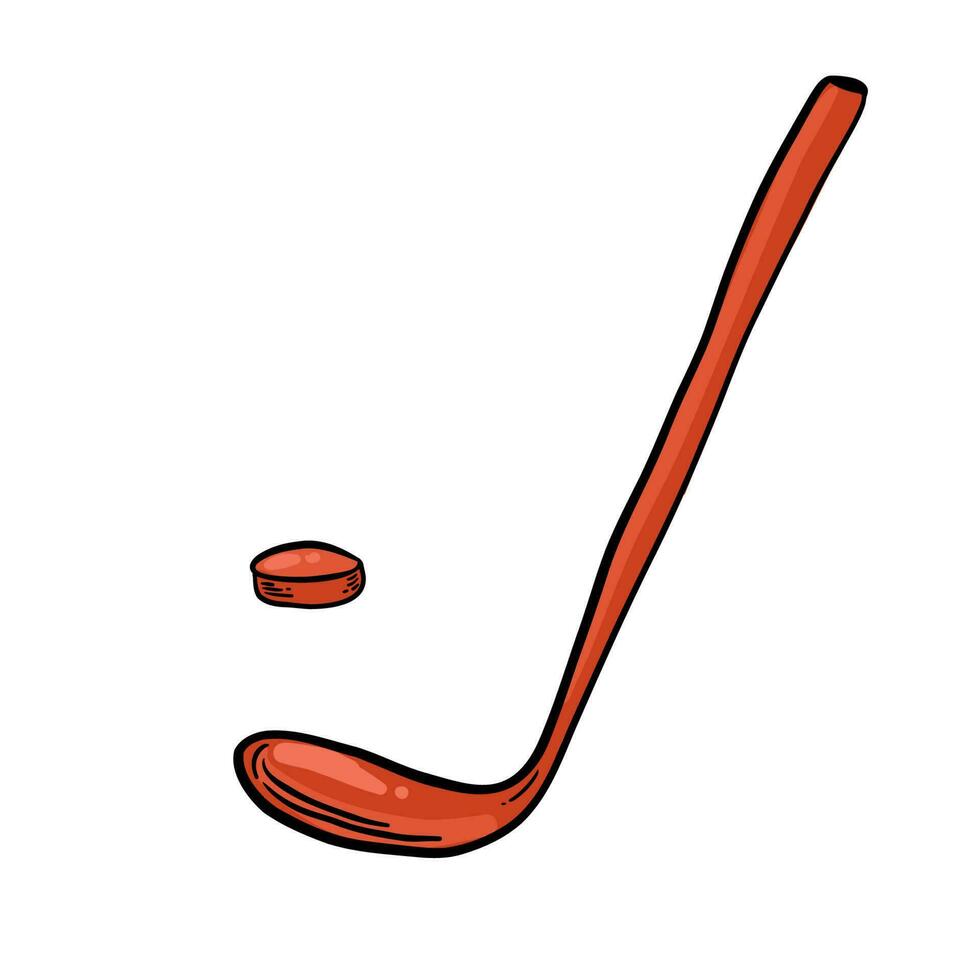 Hockey vector background. Vector hockey Skates Hockey stick