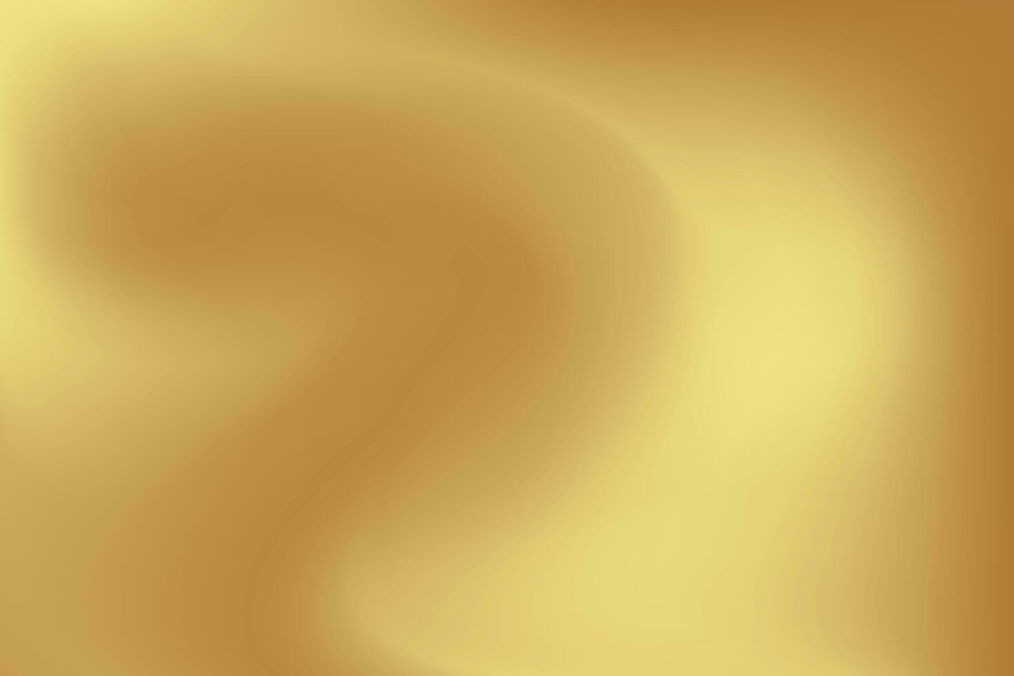 Gold abstract blurred gradient background. Vector illustration.