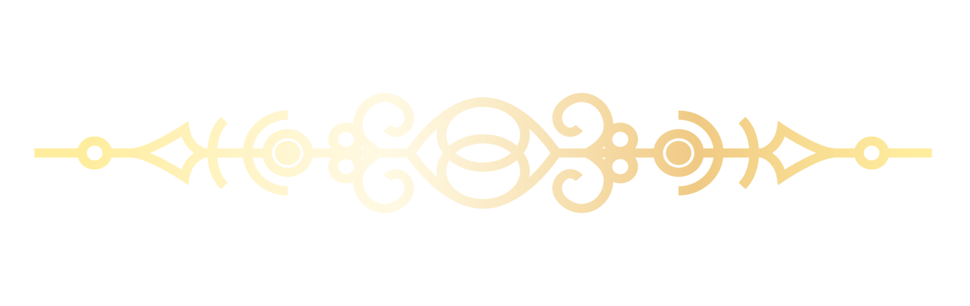 Line art luxury golden border. Abstract golden elegant text divider for