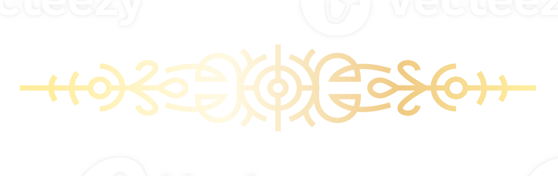 Line art luxury golden border. Abstract golden elegant text divider for