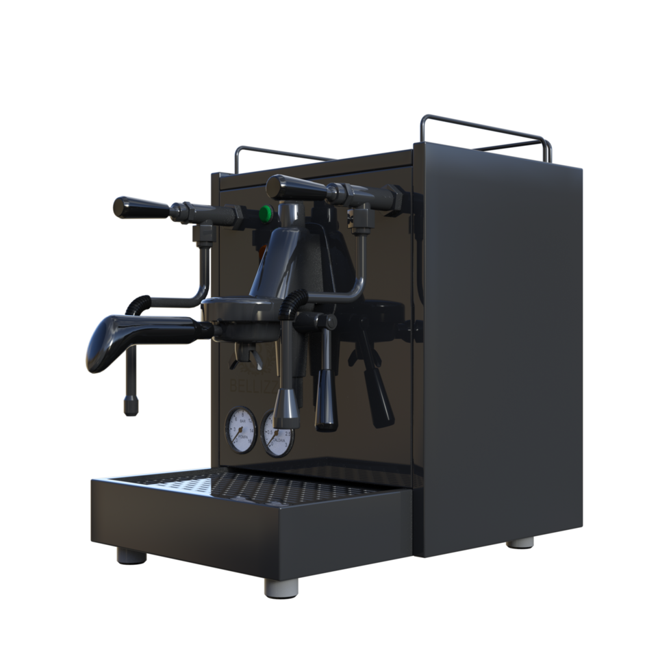 café fabricante aislado 3d png