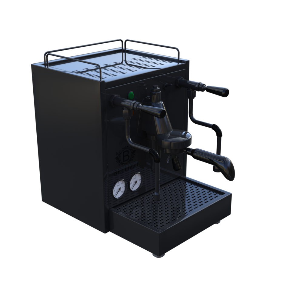 kaffe tillverkare isolerat 3d png