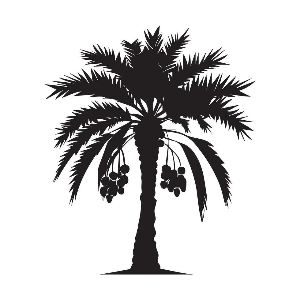 Date Palm Vector Illustration