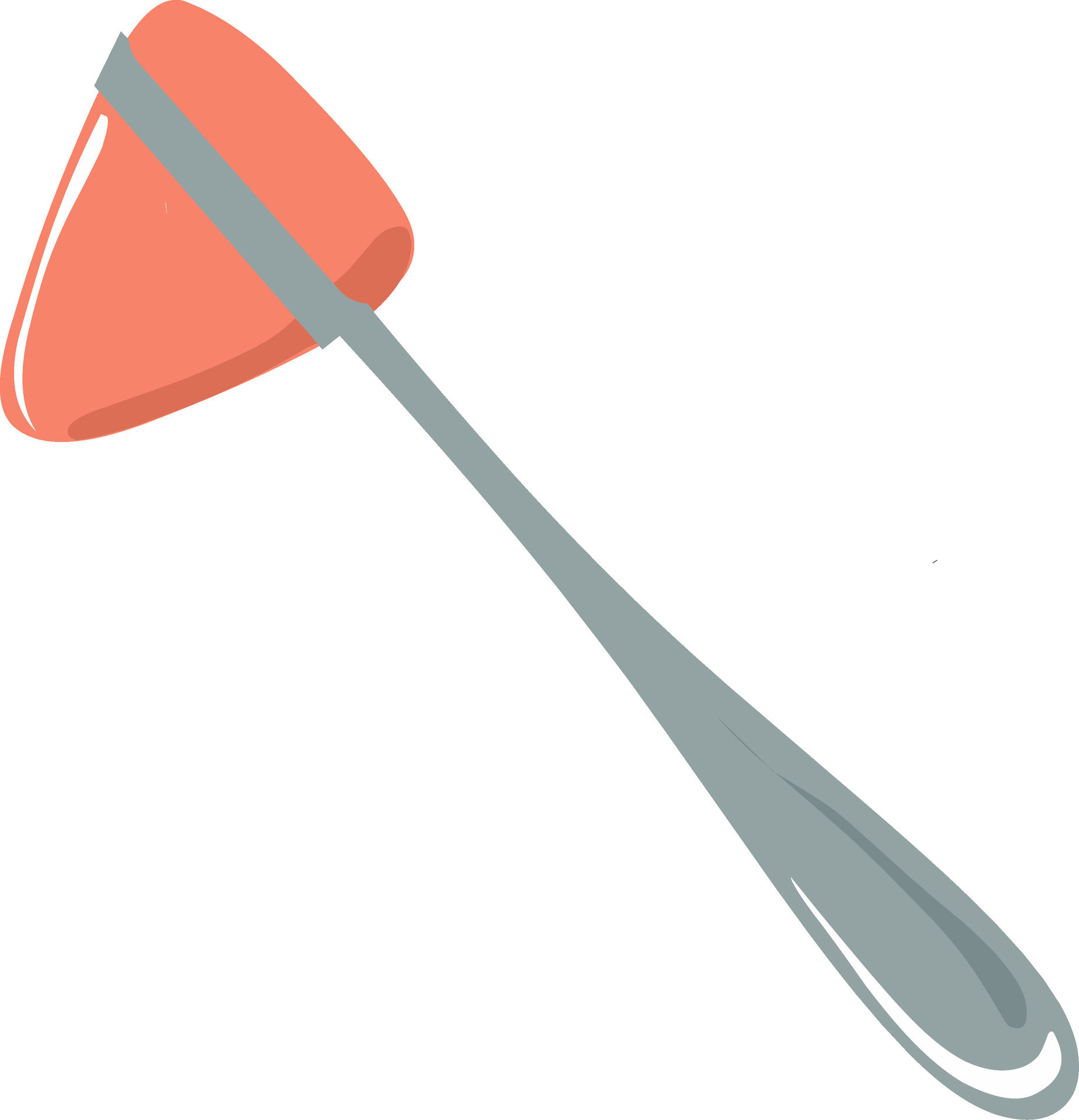 Reflex hammer vector illustration. Fit for neuro health education