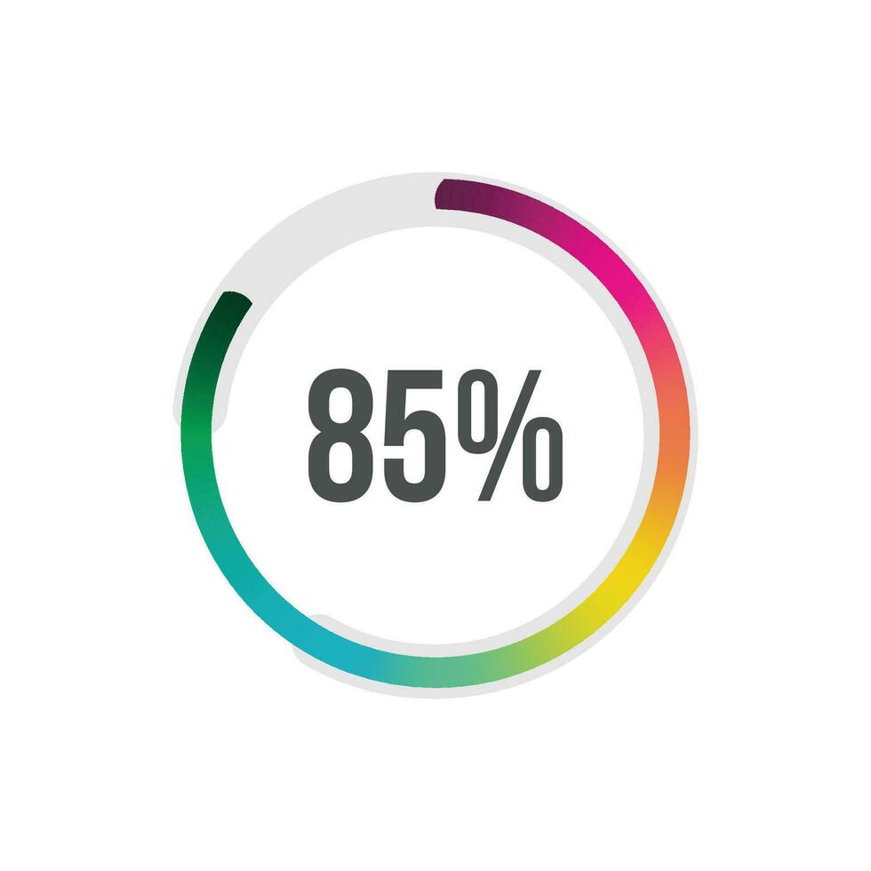 vector illustration of loading round shape