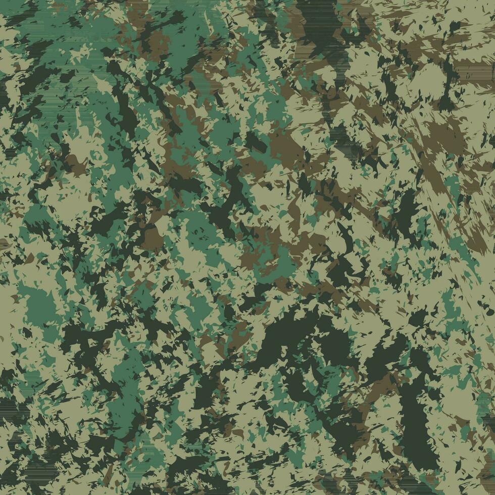 abstract green camouflage uniform pattern for military operation in the jungle vector
