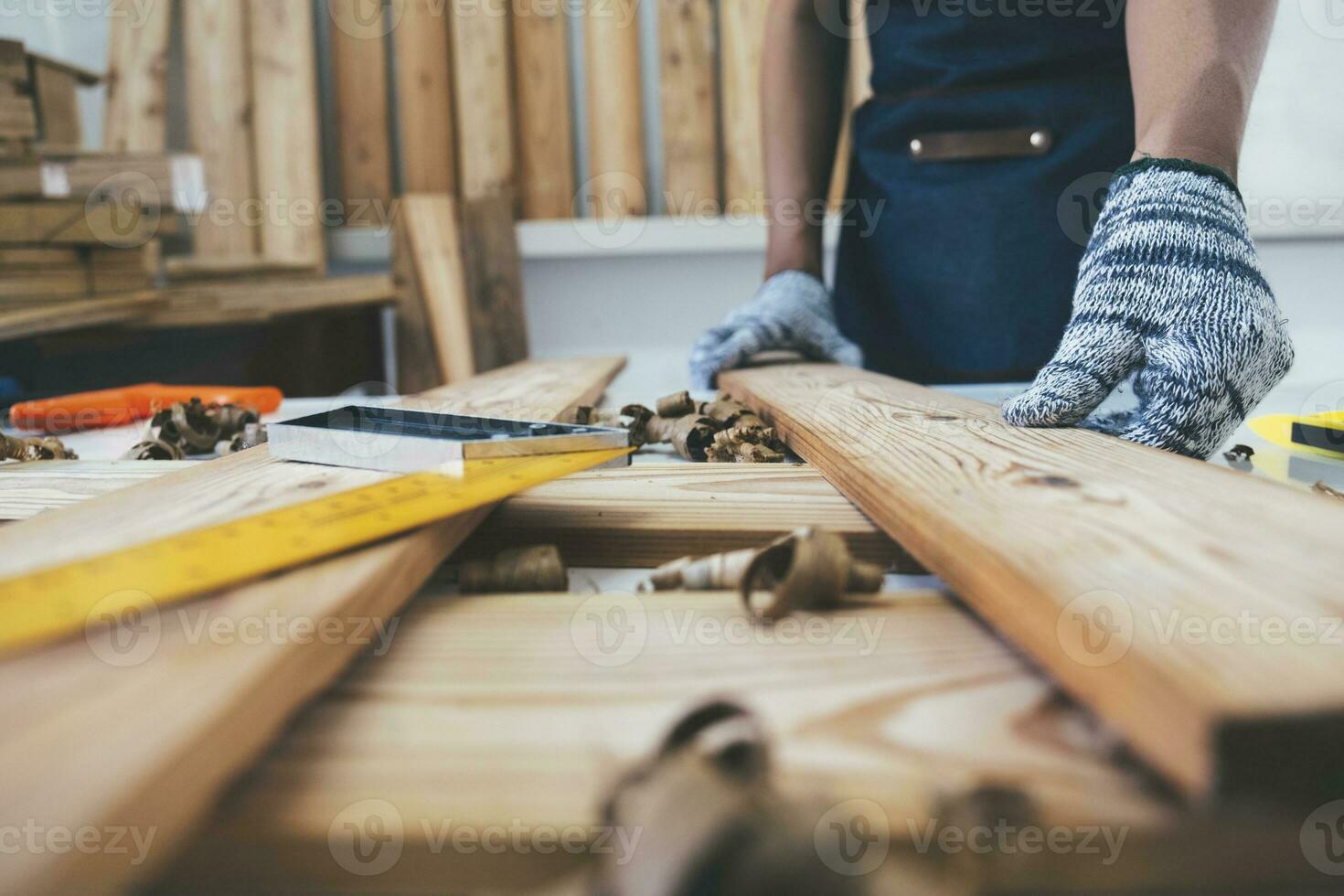 bricolaje carpintería y mueble haciendo concepto. foto