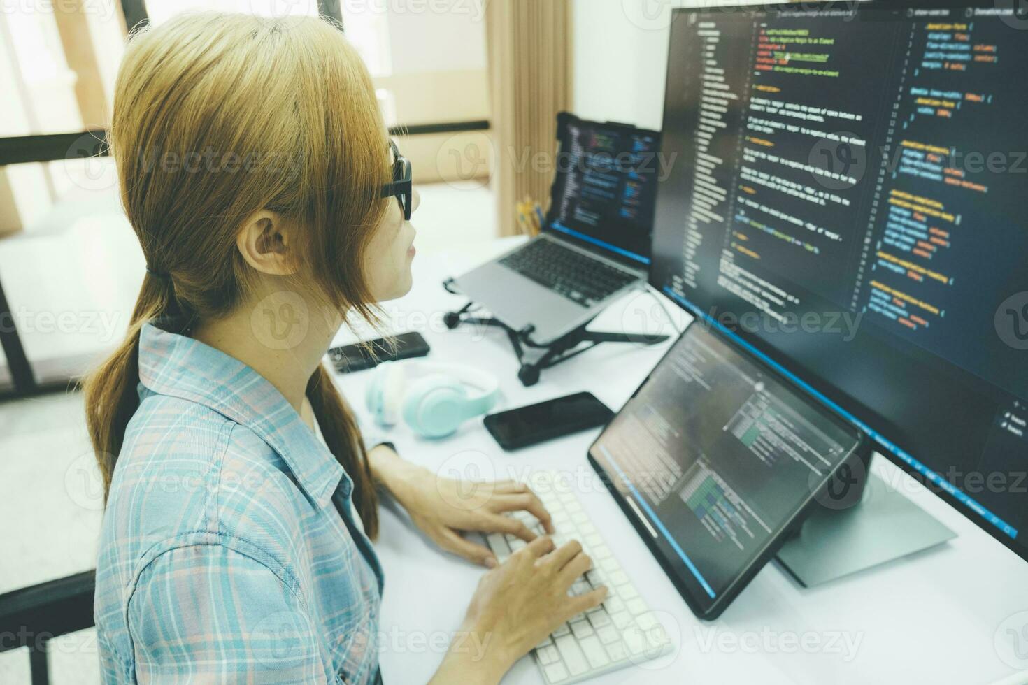 programador es codificación y programación software. foto