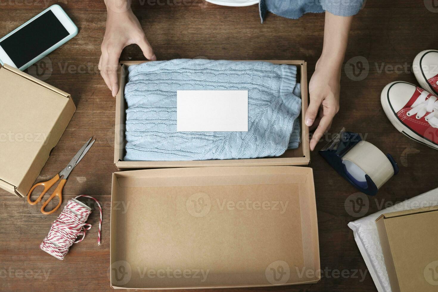 Online small business owner. photo