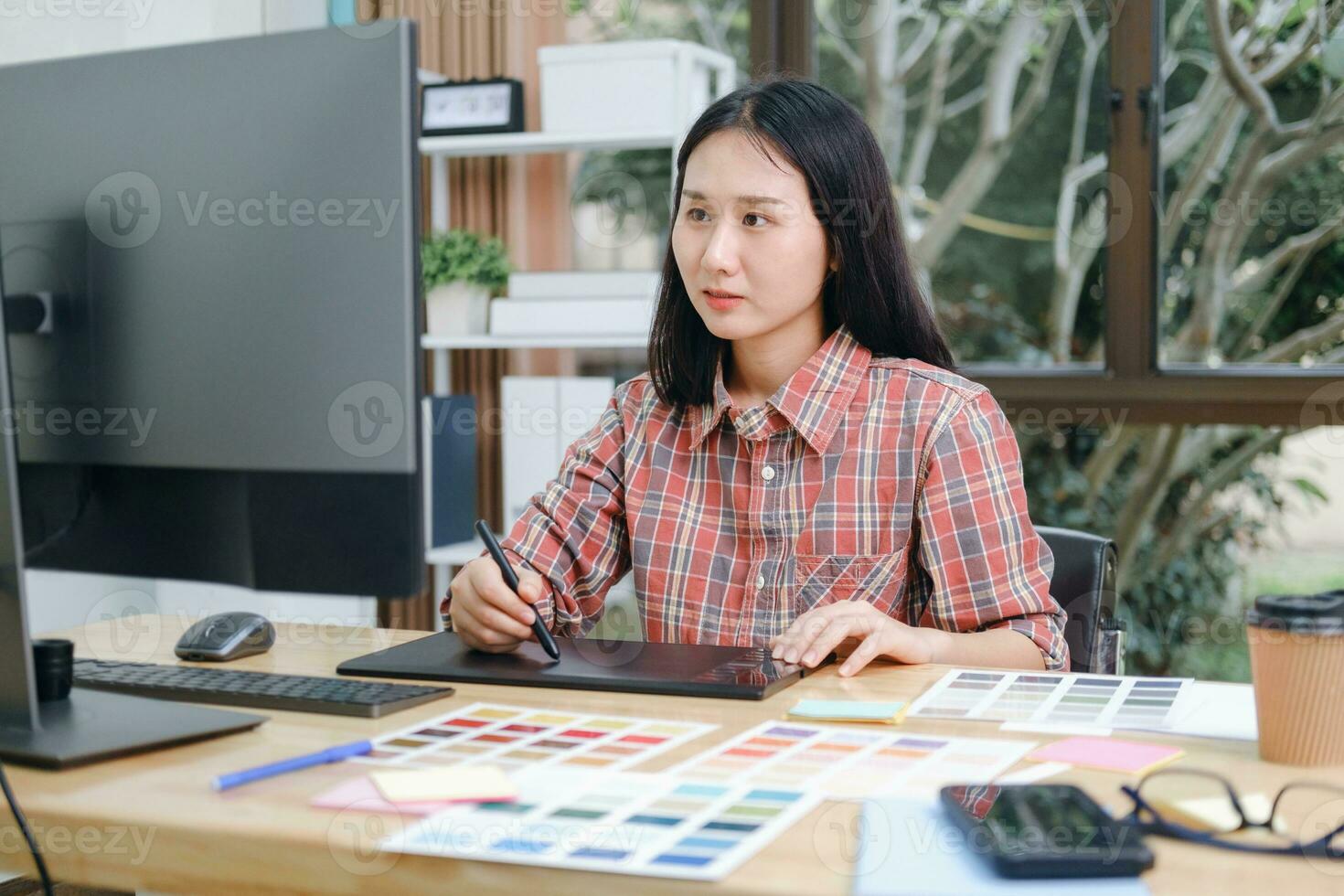 Programmers and developer teams are coding and developing software photo