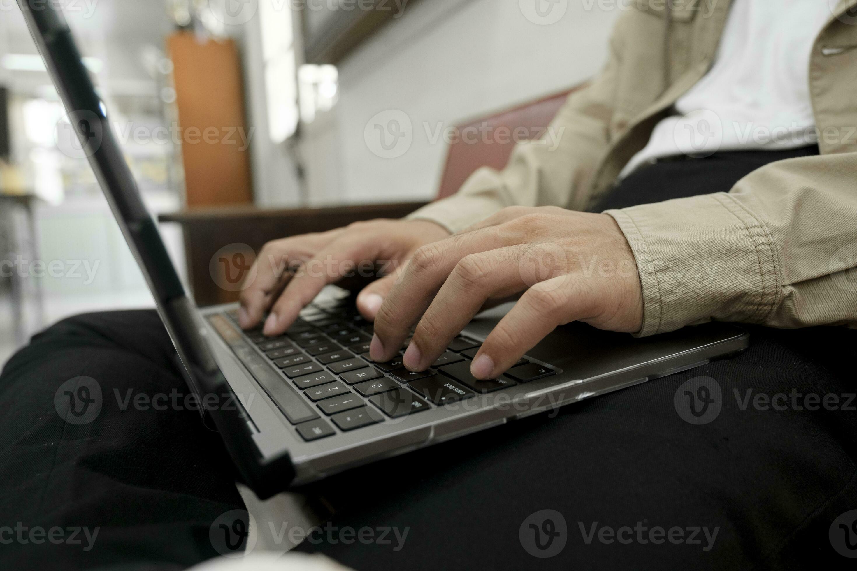 Closeup hand coding programing computer software. 24772654 Stock Photo ...