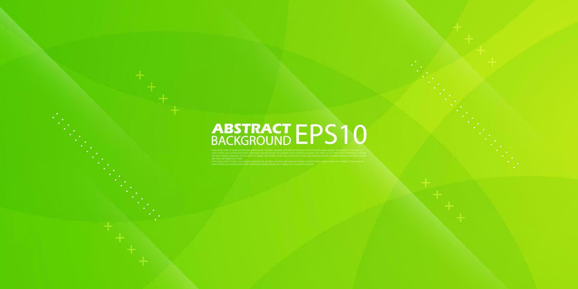 Simple abstract green background design. Overlap circle geometric gradient composition. Creative illustration for poster, web, landing, page, cover, ad, greeting, card, promotion. Eps 10 vector. vector