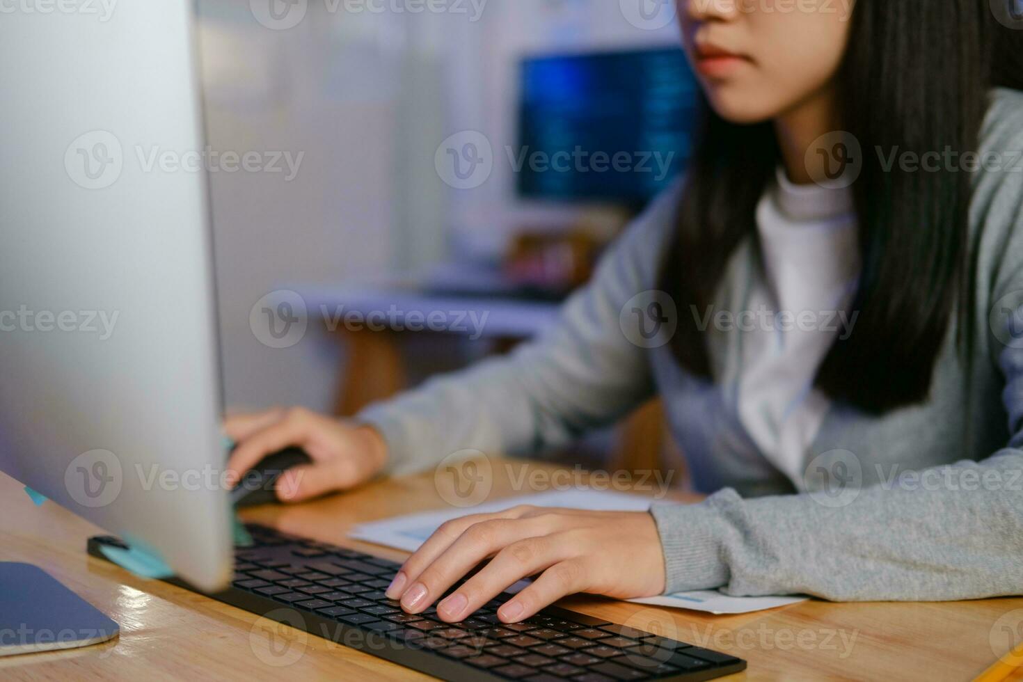 Programmers and developer teams are coding and developing software photo