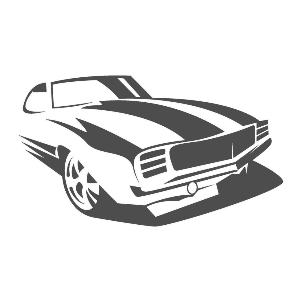 Muscle cars icon design vector