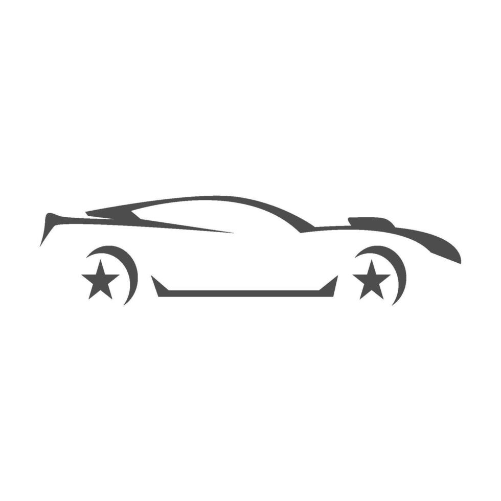 músculo carros icono diseño vector