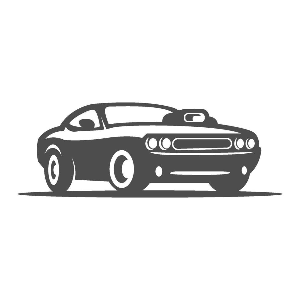 músculo carros icono diseño vector